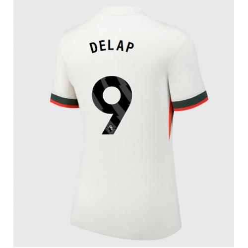 Billige Fotballdrakt Chelsea Liam Delap #9 Replika Bortedrakt Dame 2025-26 Kortermet Billige Fotballdrakt Chelsea Liam Delap #9 Replika Bortedrakt Dame 2025-26 Kortermet